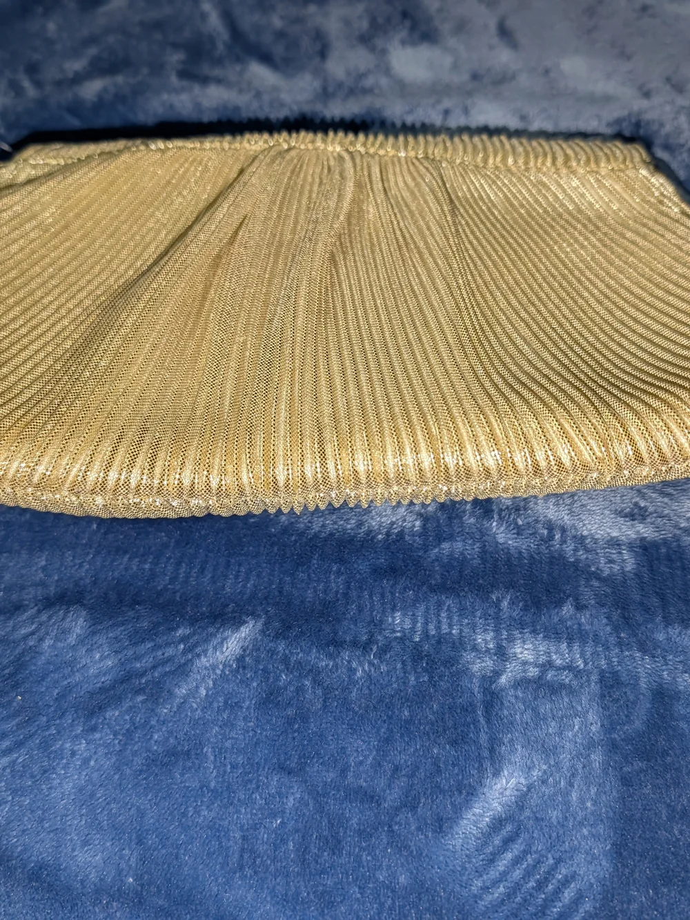 Gold Bow Pleated Clutch Bag - Women Bags.